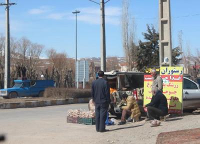 خبرنگاران دست فروشان خلخال جمع آوری شدند