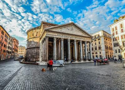 معبد پانتئون رم ؛بهترین یادمان روم باستان، عکس