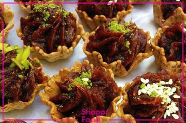 طرز تهیه تارت حلوا طرز تهیه تارت حلوا